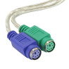 Adaptateur USB A M / 2 x PS/2 (mini-DIN 6) F blister