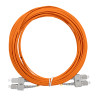Jarretière optique Multim OM2 50/125 duplex Zipp orange SC/SC 10.00m