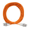 Jarretière optique Multim OM2 50/125 duplex Zipp orange SC/SC 20.00m