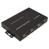 Adaptateur USB 2.0 A mâle / 4 ports RS232 (série) DB9M