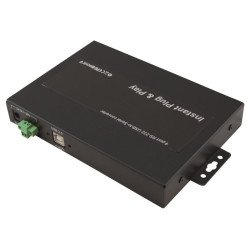 Adaptateur USB 2.0 A mâle / 4 ports RS232 (série) DB9M