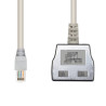 Eclateur de paires RJ45 M/F/F 100BT avec câble Cat. 5e blindé