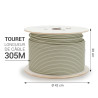 Câble monobrin FTP LSZH Cat. 6 bobine de 305.00m
