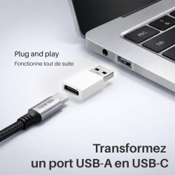 Adaptateur USB 3.0 Male à USB 3.1 Type C Femelle
