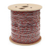 Jarretière téléphonique 2 fils cuivre rouge/blanc touret 1000m