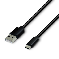 Cordon USB 3.1 type C / USB A mâle-mâle 3A Double blindage 3.00m SUS