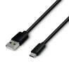 Cordon USB 3.1 type C / USB A mâle-mâle 3A Double blindage 3.00m SUS