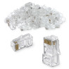 Connecteur RJ45 Cat. 5e non blindé câble plat sachet de 100