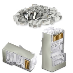 Connecteur RJ45 Cat. 6 blindé sachet de 100