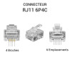 Connecteur RJ11 sachet de 100