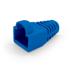 Manchon de protection souple pour connecteurs RJ45 bleu unité