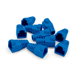 Manchon de protection souple pour RJ45 bleu sachet de 10