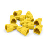 Manchon de protection souple pour RJ45 jaune sachet de 10