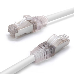 Manchon RJ45 avec maintien méca Diam 6.00mm sachet de 100 Transp