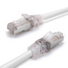 Manchon RJ45 avec maintien méca Diam 6.00mm sachet de 100 Transp