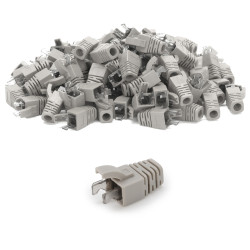 Manchon RJ45 avec maintien méca Diam 6.00mm sachet de 100 Beige