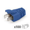 Manchon RJ45 avec maintien méca Diam 6.00m sachet de 100 Bleu