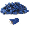 Manchon RJ45 avec maintien méca Diam 6.00m sachet de 100 Bleu