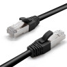 Manchon RJ45 avec maintien méca Diam 6.00mm sachet de 100 Noir