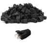 Manchon RJ45 avec maintien méca Diam 6.00mm sachet de 100 Noir