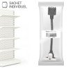 Plastron 45x45 HD15 F/F avec câble 0.20m