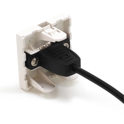 Plastron 45x45 USB F/F avec câble 0.20m