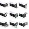 Multiprise rackable 19 pouces 9 prises Fiche C14 fixation orientable