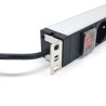 Multiprise rackable 19 pouces 8 prises avec interrupteur Fiche C14