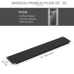 Panneau plein 2 U