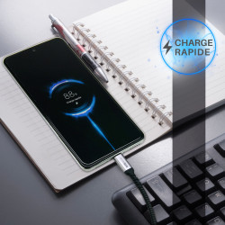 Cordon 100W 5A 20V Charge rapide USB 3.1 type C Mâle-Mâle 1.00m S