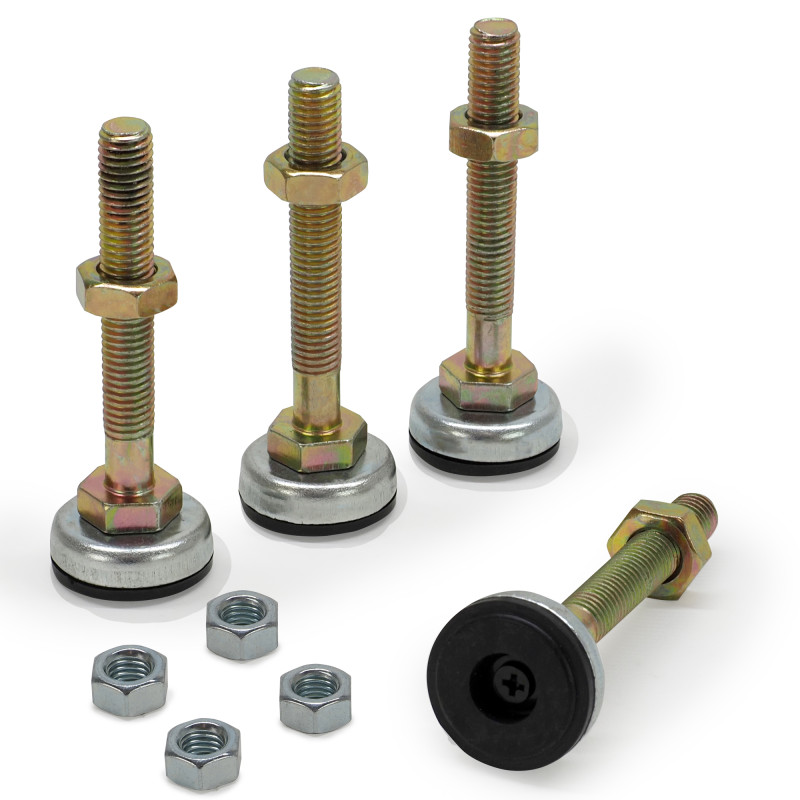 Jeu de 4 pieds réglable pour coffret ou armoire
