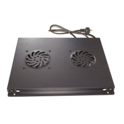 Kit 2 ventilateurs pour baie reseaux 600x600