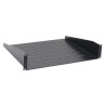 Plateau noir fixation avant 400mm 2U