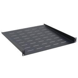 Plateau noir fixation avant 450mm 1U