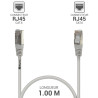 Câble réseau RJ45 Cat. 6 blindé FTP gris 1.00m Suspendu 