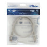 Câble réseau RJ45 Cat. 6 blindé FTP gris 1.00m Suspendu 