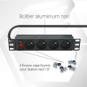Bandeau 4 prises cordon 1.80m pour coffret 10  avec interupteur