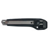 Cutter pro solide avec lame 18mm et réserve 2 lames dans réceptacle