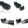 Cutter pro solide avec lame 18mm et réserve 2 lames dans réceptacle