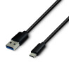 Cordon Moulé Type C USB 3.1 / USB 3.0 A mâle-mâle 2.00m Suspendu