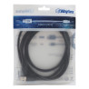 Cordon Moulé Type C USB 3.1 / USB 3.0 A mâle-mâle 2.00m Suspendu