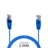 Cordon téléphone RJ45 1 paire 4-5/4-5 bleu 2.00m