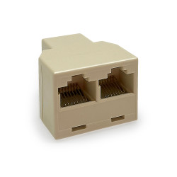 Coupleur RJ45 en T F/F/F 8P8C