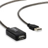Câble répéteur USB 2.0 10.00m A mâle côté PC - A femelle côté périph.