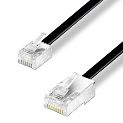 Cordon téléphone RJ11 4C / RJ45 8C M/M 10.00M