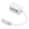 Adaptateur RJ45 / prise France télécom femelle cordon 0.10 m