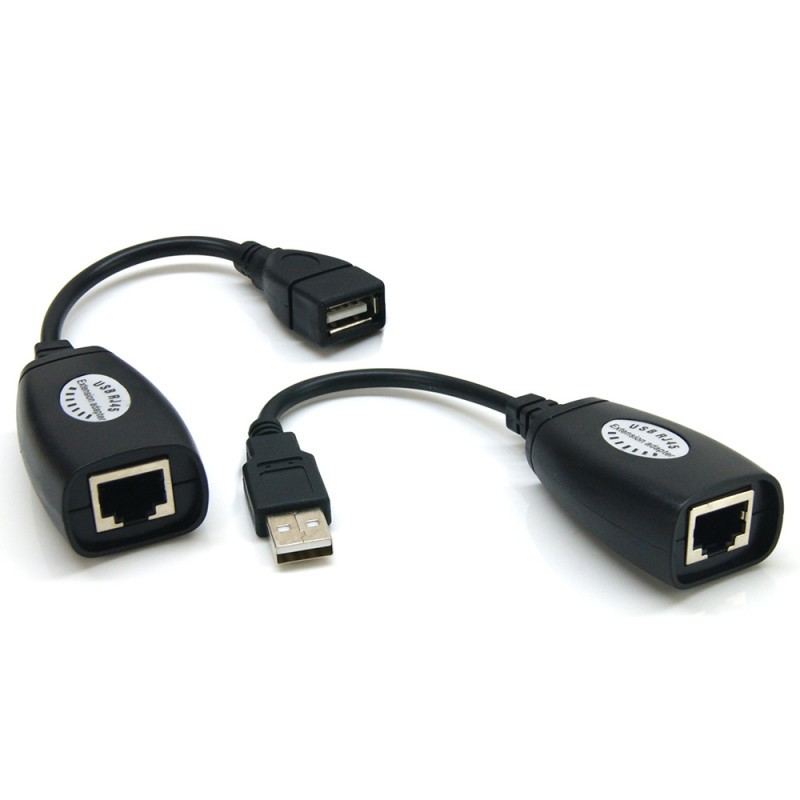 Amplificateur USB 2,0 M/F 45,00m via cable RJ45
