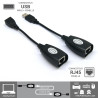Amplificateur USB 2,0 M/F 45,00m via cable RJ45