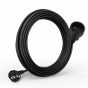 Rallonge Prolongateur électrique 2P+T 3G1.5mm2 - 5.00 mètres noir