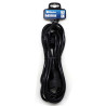 Rallonge Prolongateur électrique 2P+T 3G1.5mm2 - 5.00 mètres noir